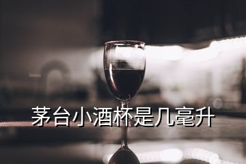 茅臺小酒杯是幾毫升