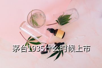 茅臺1935什么時候上市