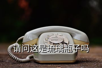 請問這是琉璃瓶子嗎