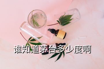 誰(shuí)知道茅臺(tái)多少度啊