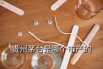 貴州茅臺(tái)是哪個(gè)市產(chǎn)的