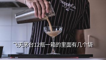 飛天茅臺12瓶一箱的里面有幾個袋