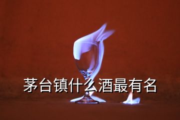 茅臺鎮(zhèn)什么酒最有名