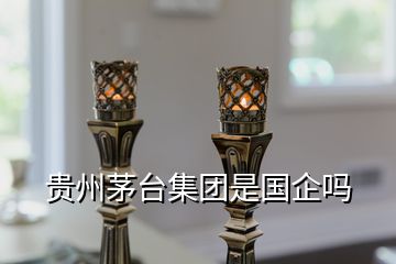 貴州茅臺(tái)集團(tuán)是國(guó)企嗎