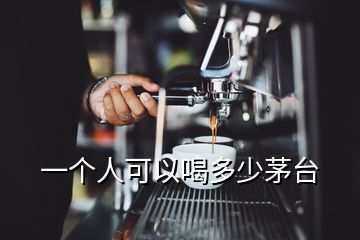 一個(gè)人可以喝多少茅臺(tái)