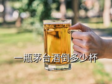 一瓶茅臺酒倒多少杯