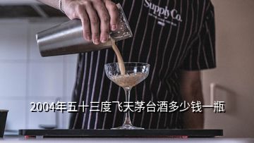 2004年五十三度飛天茅臺(tái)酒多少錢一瓶