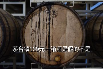 茅臺(tái)鎮(zhèn)109元一箱酒是假的不是