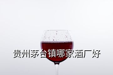 貴州茅臺(tái)鎮(zhèn)哪家酒廠好