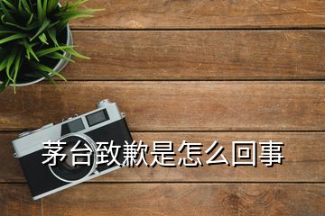 茅臺(tái)致歉是怎么回事