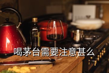 喝茅臺(tái)需要注意甚么