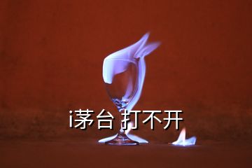 i茅臺 打不開