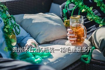 貴州茅臺酒6瓶裝一箱毛重是多斤