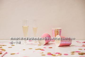 貴州省仁懷市茅臺鎮(zhèn)酒城酒業(yè)有限公司的酒怎么樣可以介紹一下啊