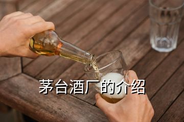 茅臺(tái)酒廠的介紹