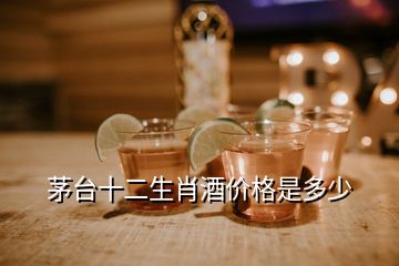 茅臺(tái)十二生肖酒價(jià)格是多少