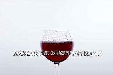 遵義茅臺(tái)機(jī)場(chǎng)到遵義醫(yī)藥高等?？茖W(xué)校怎么走