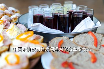 中國(guó)未解放前有雙溝洋河茅臺(tái)五糧液么