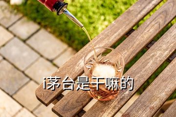 i茅臺(tái)是干嘛的