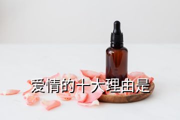 愛情的十大理由是