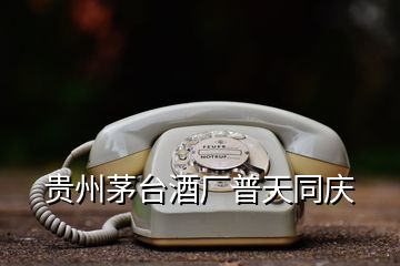 貴州茅臺酒廠普天同慶