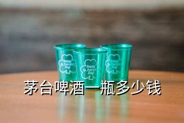 茅臺(tái)啤酒一瓶多少錢