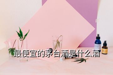 最便宜的茅臺酒是什么酒