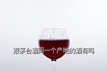 跟茅臺酒同一個(gè)產(chǎn)地的酒有嗎