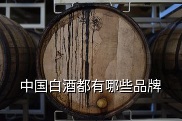 中國白酒都有哪些品牌