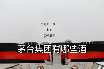 茅臺(tái)集團(tuán)有哪些酒