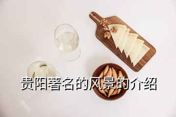 貴陽著名的風景的介紹