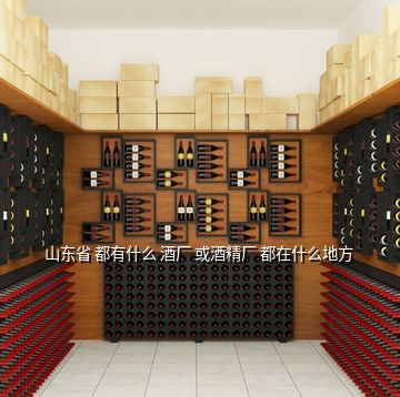 山東省 都有什么 酒廠 或酒精廠 都在什么地方