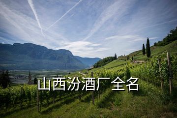 山西汾酒廠全名