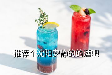 推薦個沈陽安靜的的酒吧