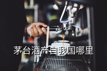 茅臺酒產(chǎn)自我國哪里