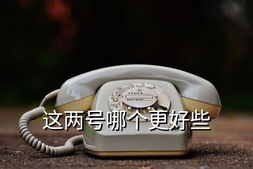 這兩號哪個(gè)更好些