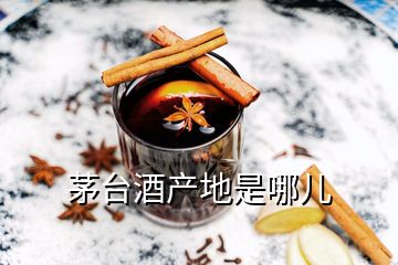 茅臺(tái)酒產(chǎn)地是哪兒