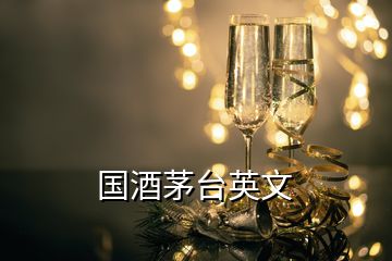 國(guó)酒茅臺(tái)英文