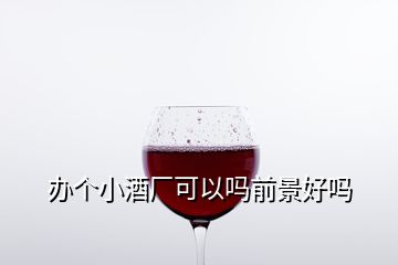 辦個(gè)小酒廠可以嗎前景好嗎