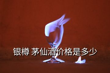 銀樽 茅仙酒價(jià)格是多少