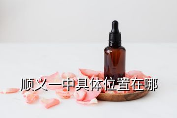 順義一中具體位置在哪