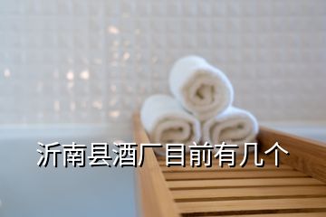 沂南縣酒廠目前有幾個(gè)