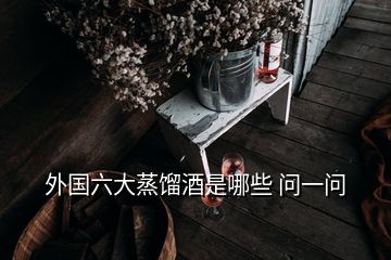 外國六大蒸餾酒是哪些 問一問