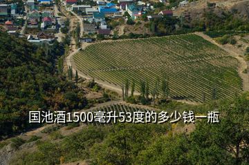 國池酒1500毫升53度的多少錢一瓶