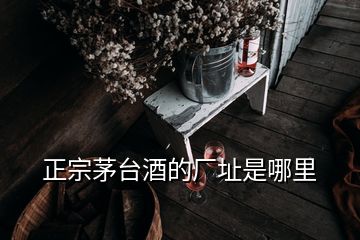 正宗茅臺酒的廠址是哪里