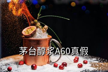 茅臺(tái)醇漿A60真假