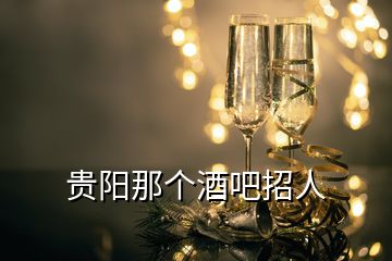 貴陽那個酒吧招人