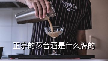 正宗的茅臺酒是什么牌的