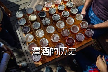 潭酒的歷史