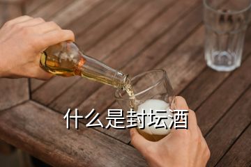 什么是封壇酒